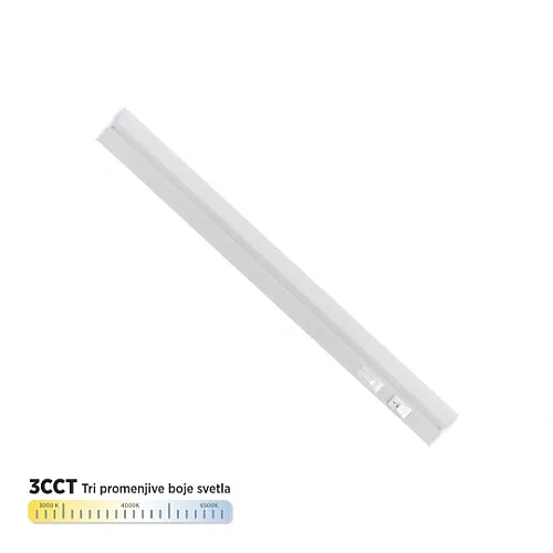 T5 LED svetiljka sa prekidačem (strela) CCT 5W 165~265V 3000/4000/6500K bela M2082