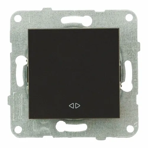 Unakrsni prekidač crni vijčani 10A 250V WKTT00052-2BL EU4 KPC Karre Plus Panasonic