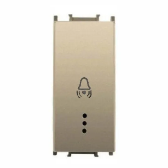 Taster zvona zlatni 1M poklopac mehanizma sa tinjalicom 16A WVTR1020-4DR EU2 Thea Modular Panasonic