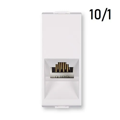 Priključnica beli 1M kompjuterska RJ45.Cat6 blok, 10/1 PP665.0 MODE Aling