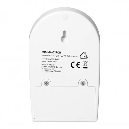 Wireless mini alarm sa senzorom pokreta i sirenom IP44 90Db home OR-MA-717 Orno