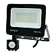 SMD ECO LED reflektor crni 6500K sa senzorom 30W IP54 M490030-RLS-C6 Mitea Lighting