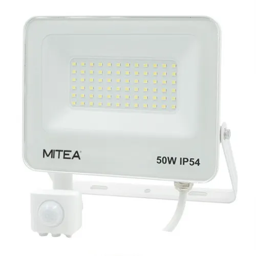 SMD ECO LED reflektor beli 6500K sa senzorom 50W IP54 M490050-RLS-B6