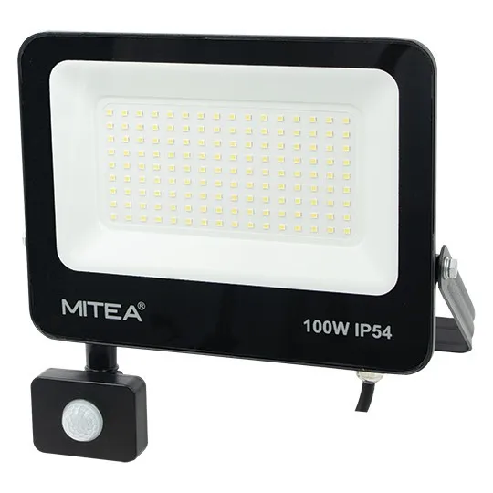 SMD ECO LED reflektor crni 6500K sa senzorom 100W IP54 M490100-RLS-C6