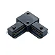 Konektor za monofazni šinski reflektor crni PVC M-2TRACK-L-B