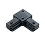 Konektor za monofazni šinski reflektor crni PVC M-2TRACK-L-B