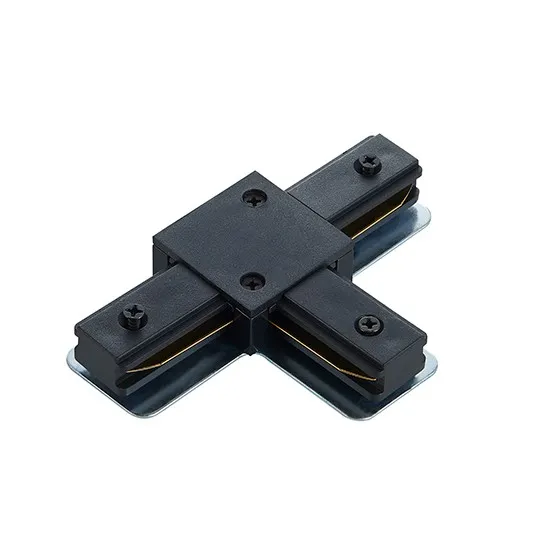 Konektor za monofazni šinski reflektor crni PVC M-2TRACK-T-B