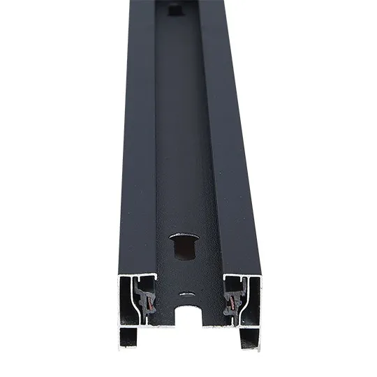 Monofazna AL šina za šinski reflektor crna 3m M-2TRACK-3M-B