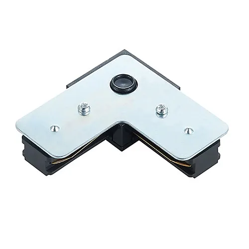 Konektor za monofazni šinski reflektor crni PVC M-2TRACK-L-B