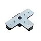 Konektor za monofazni šinski reflektor crni PVC M-2TRACK-T-B
