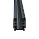 Trostepena aluminijumska šina crna za šinski reflektor 2m M-4TRACK-2M-B