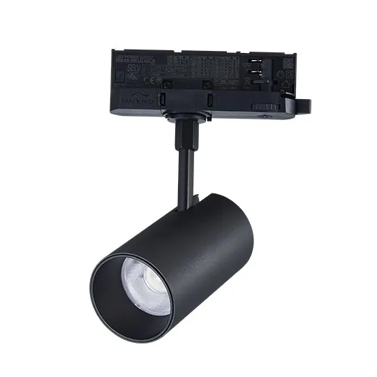 Trostepeni šinski reflektor crni LED 20W 3CCT 3000/4000/6000K 60x115mm IP20 M205051-B