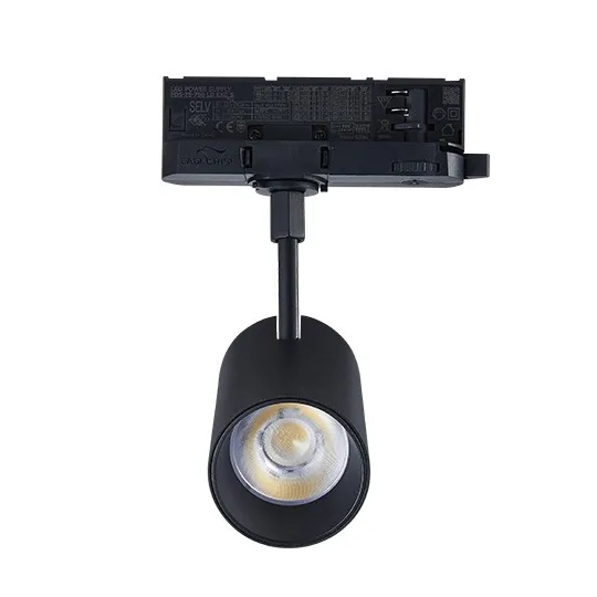 Trostepeni šinski reflektor crni LED 20W 3CCT 3000/4000/6000K 60x115mm IP20 M205051-B