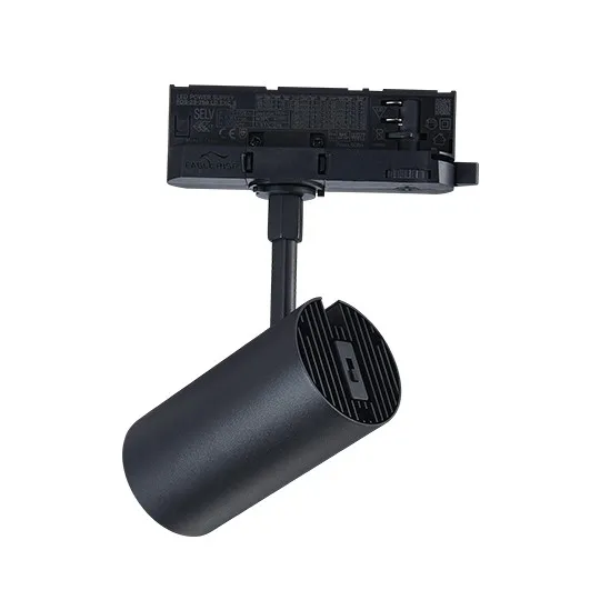 Trostepeni šinski reflektor crni LED 20W 3CCT 3000/4000/6000K 60x115mm IP20 M205051-B