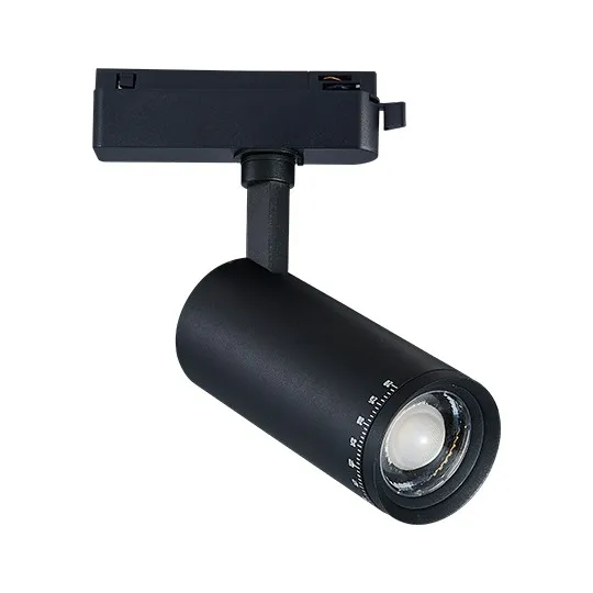 Monofazni šinski reflektor 58x152mm 5Y 20W 4000K crni zoom 20-60* M205015-B