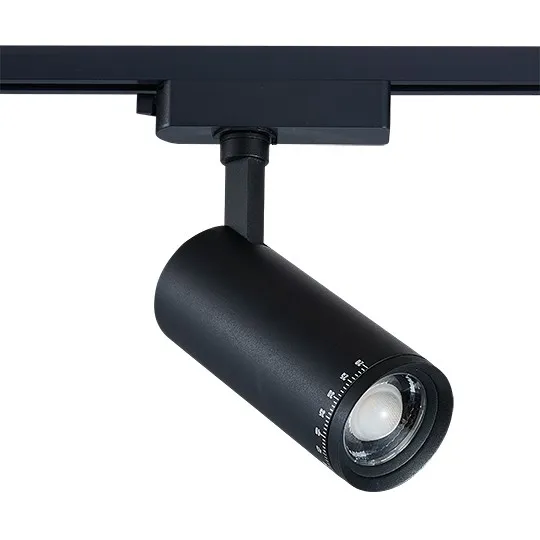 Monofazni šinski reflektor 58x152mm 5Y 20W 4000K crni zoom 20-60* M205015-B