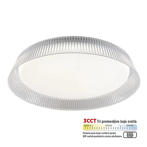 Plafonjera bela 15W LED CCT DIP switch 3000~6500K M205534