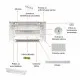 Razvodna tabla ugradna bela 1M 1 red BQDTM11611-EU2 16U Panasonic