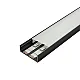 Aluminijumski profil za LED trake crni nadgradni set sa difuzorom 10x40x2000mm M4010-C