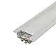 Aluminijumski profil za LED trake beli ugradni set sa difuzorom i žabicama 13.5x42x2000mm M3010-UZ-W