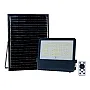 LED reflektor tamno sivi 400W solarni set 6500K IP65 ABS M452080-S6