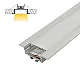 Aluminijumski profil za LED trake beli ugradni set sa difuzorom i žabicama 13.5x42x2000mm M3010-UZ-W