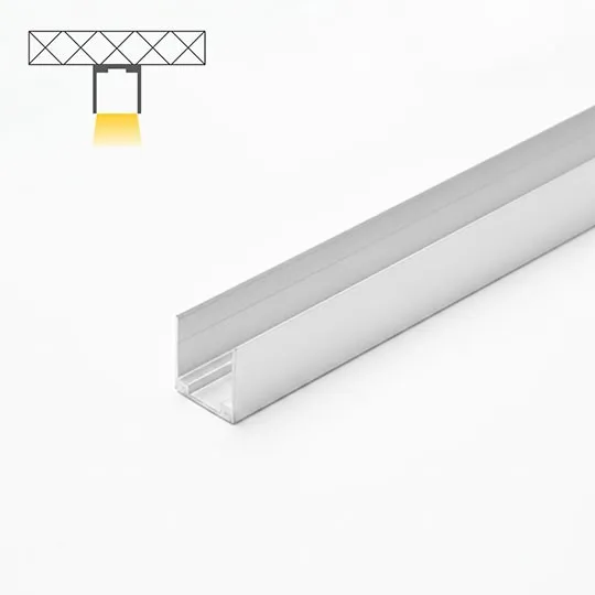 MA10x10 Aluminijumski neon profil za LED trake MLI IP65 10x10x2000mm bez difuzera 2m