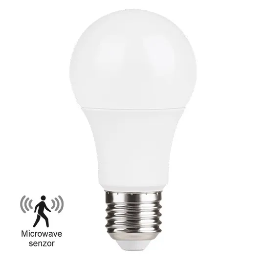 LED sijalica 9W 806lm 6500K sa microwave senzorom E27