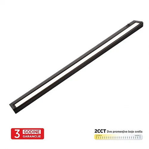 Roto LED lampa crna 10W 2CCT 2700K/4000K 800lm M203826-B