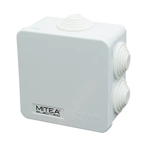 Razvodna kutija sa gumenom zaptivkom (7 uvodnica) IP55 ME-K85x85x50mm