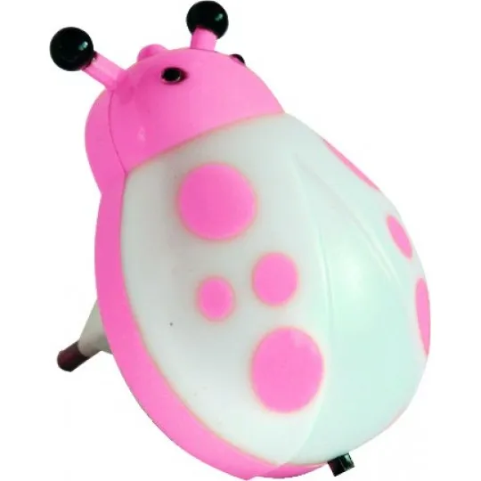 LED mini noćno svetlo bubamara roze 0.4W M8020L