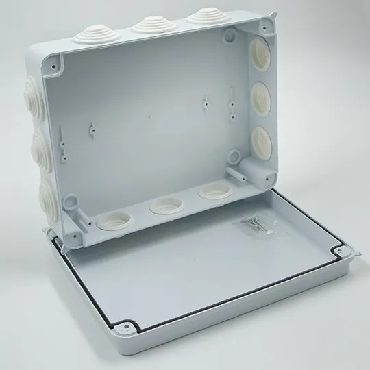 Razvodna kutija sa gumenom zaptivkom (12 uvodnica) IP65 ME-K255x200x80mm