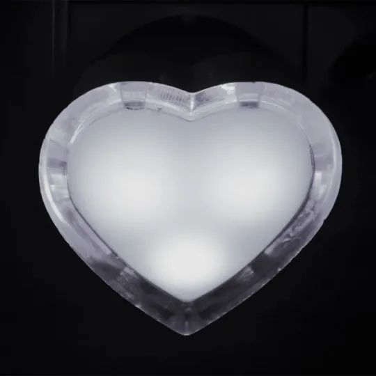 LED mini noćno svetlo srce belo 0.3W M8110L