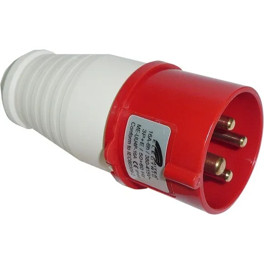Utikač industrijski ME-UU4P-16A IP44
