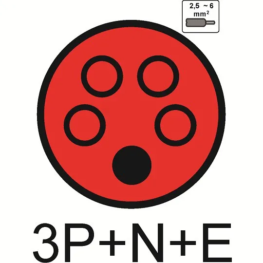 Utikač industrijski ME-UU5P-32A IP44