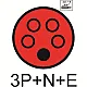 Utikač industrijski ME-UU5P-32A IP44