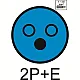 Industrijska nazidna utičnica ME-UN3P-16A IP44