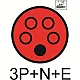 Industrijska nazidna utičnica ME-UN5P-16A IP44