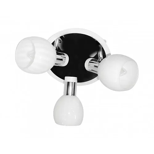 Spot lampa bela 3xE14 40W krug M130331