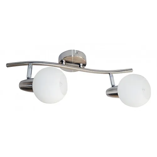 Spot lampa saten nikl 40W šina 2xE14 M130520