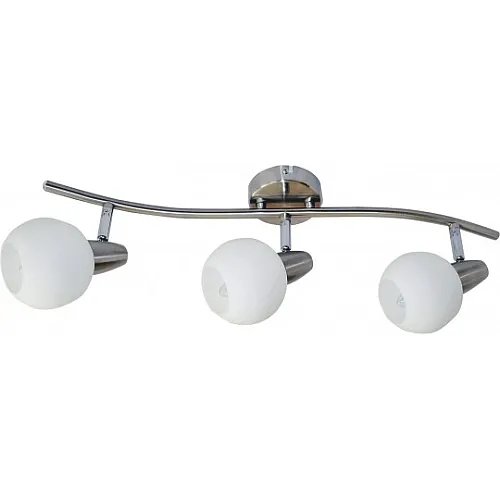 Spot lampa saten nikl 40W šina 3xE14 M130530