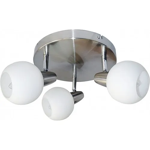 Spot lampa saten nikl 40W krug 3xE14 M130531