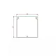 Kablovski kanal PVC - kanalica 60x60mm 2m ME-60x60mm
