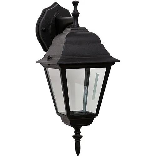Max.1x60W crni IP44 E27 baštenska lampa - fenjer M2001-D
