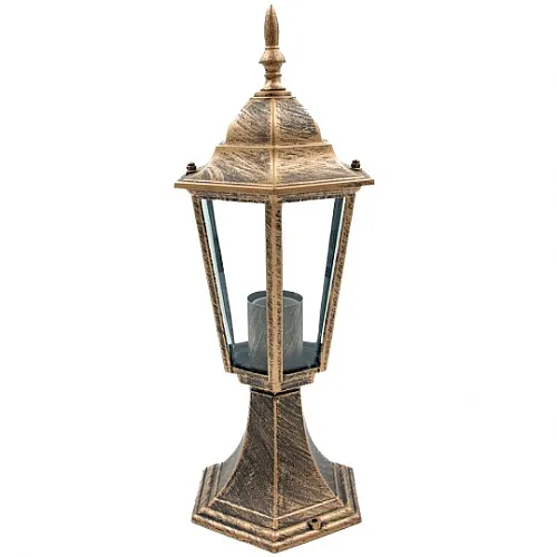 Max.1x60W braon IP44 E27 baštenska lampa - fenjer M2002-S