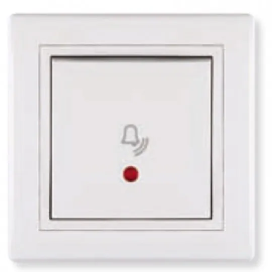 Taster beli zvono sa indikatorom 610I.00 Prestige Aling