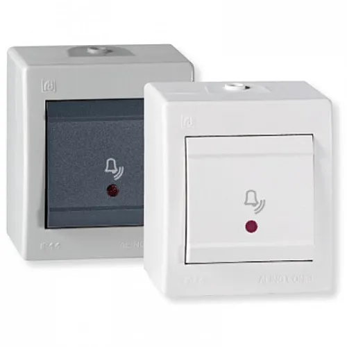 Taster beli zvono sa indikatorom IP44 256I.00 OG Power Aling