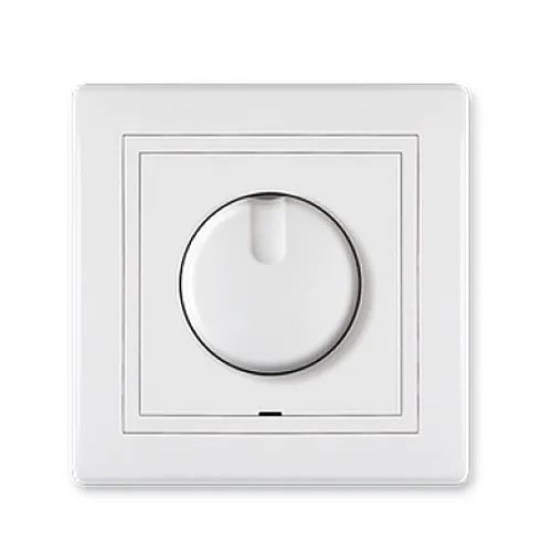 Dimer beli regulator jačine svetlosti sa jednopolnom sklopkom 40-400W 6173.00 Prestige Aling