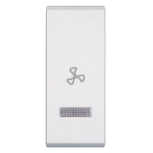 Tipka za ventilator bela 1M sa indikatorom 65425.0 MODE Aling