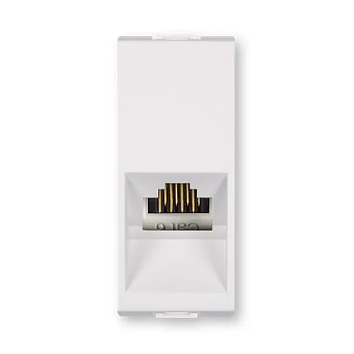 Kompjuterska priključnica bela 1M RJ45.Cat5 664.0 MODE Aling